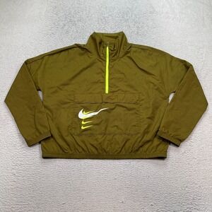 Nike Running 1/4 Zip Windbreaker Jacket Women's Size Medium Anorak DJ0924